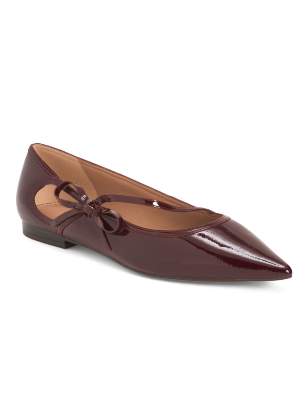 NIB LINEA PAOLO Patent Leather Nuri Pointy Toe Ballet Flats - W9